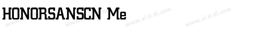 HONORSANSCN Medium字体转换